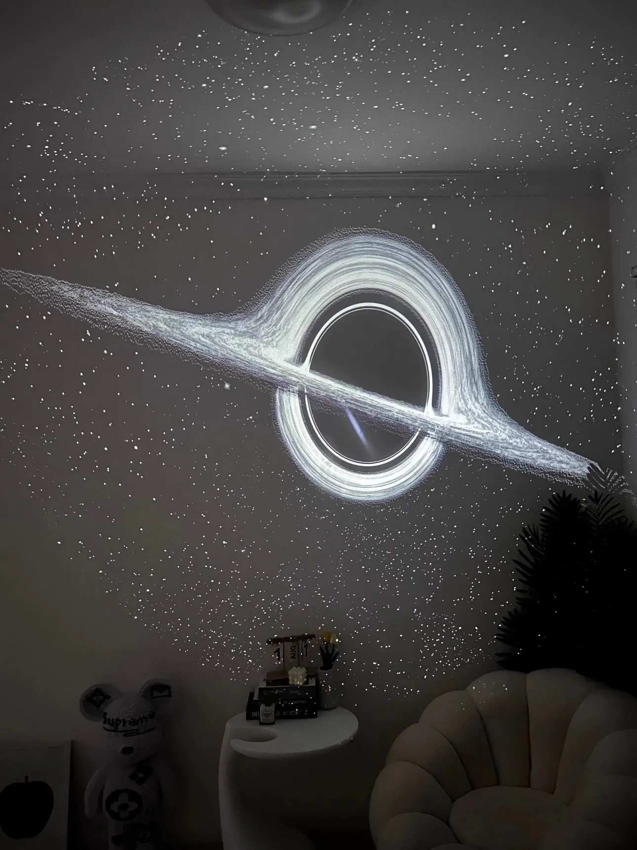 LED UFO Star Projector Night Light Projection Film Photo Galaxy Starry Sky Projector Lamp Slides（Excluding projectors machine）