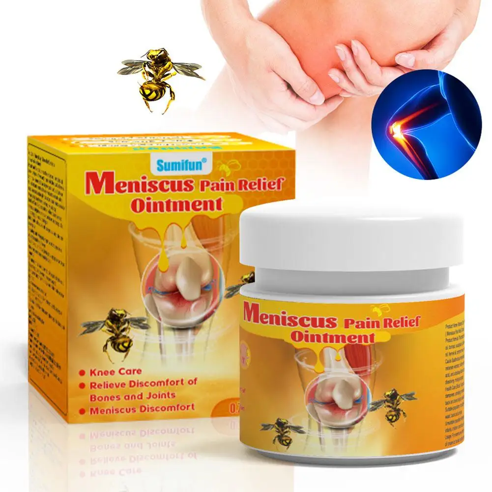 Bee Knee Pain Relief Cream Meniscus Sprain Medical Plaster Arthritis Rheumatoid Joints Analgesic Ointment Support Care 10pcs pain ointment gel,sore healing cream