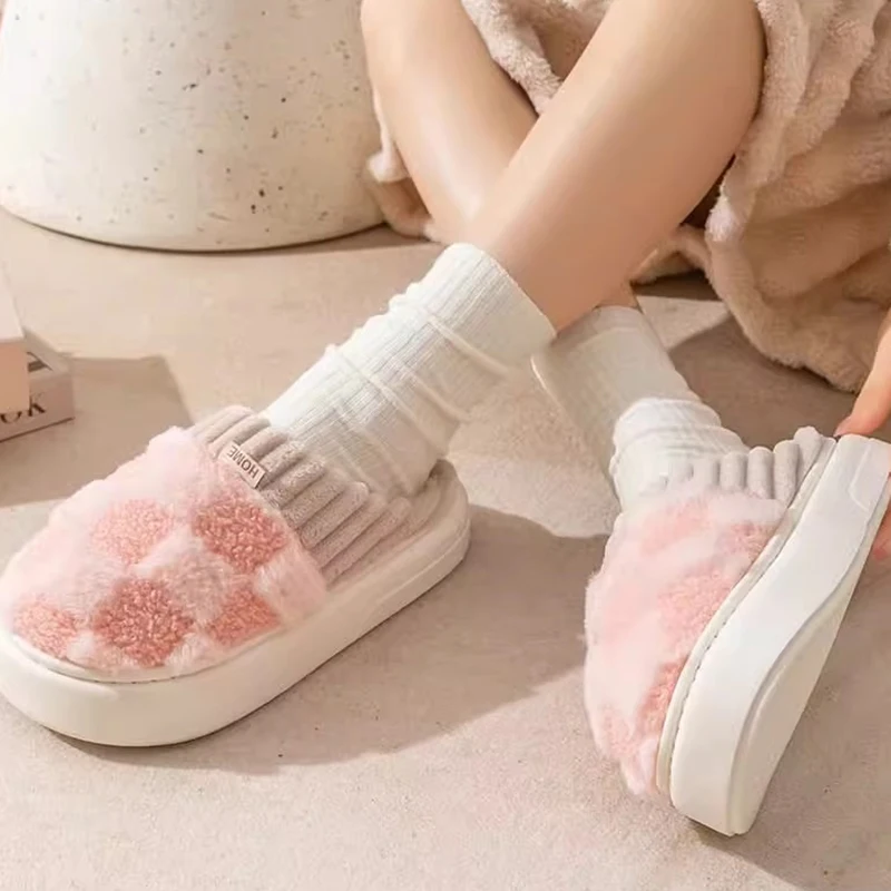 Slippers Sandals Shoes Cotton Slippers Women Spring Autumn Winter Indoor Men Couple