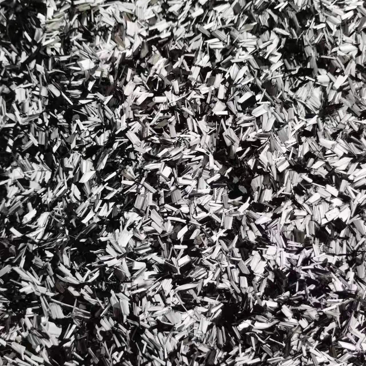 High Strength Carbon Fiber Chopped Bundle - Marble Texture DIY Interior Parts, 100g