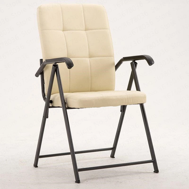 Modern Minimalist Computer Chair Home Office Meeting Training Chair Armrest Folding Mahjong