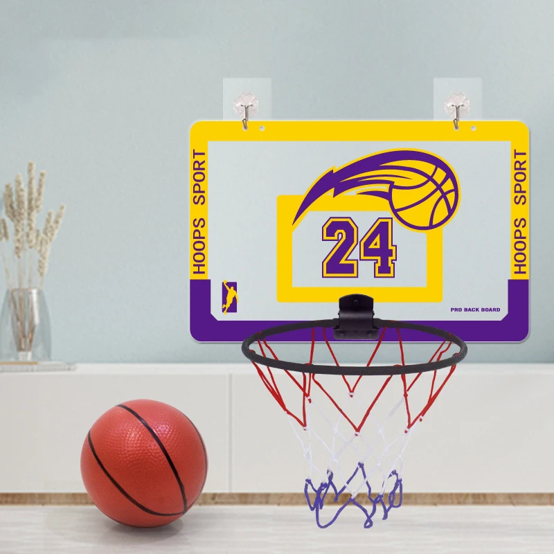 

Portable Basketball backboard Basketball Hoop Toys Kit Indoor Home Basketball Fans Sports Game Toy Set For Kids Children Adults