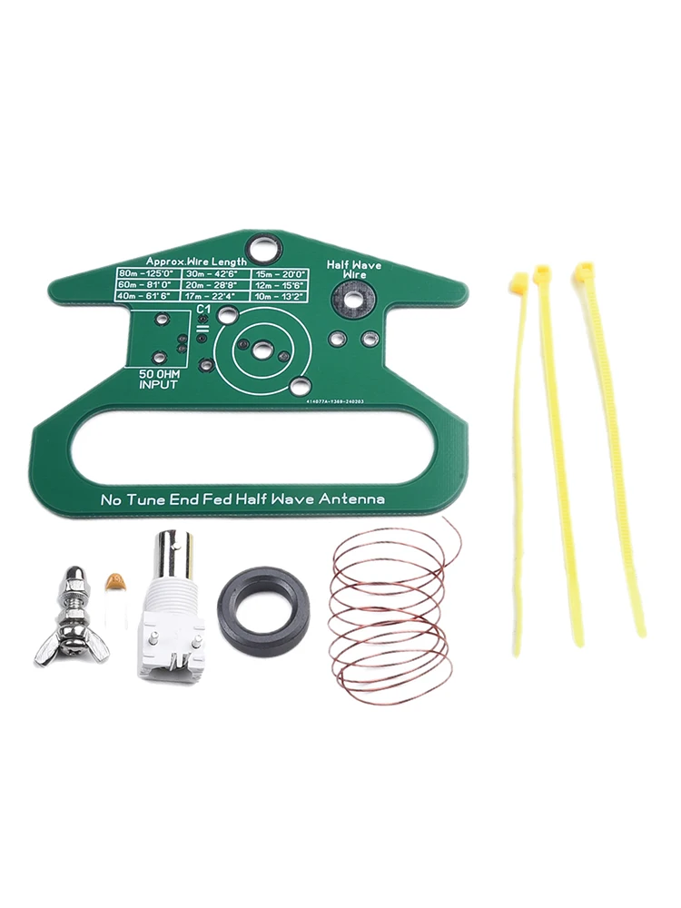 

High Performance 491 Balun Unun Antenna for Shortwave Portable and Compact Design Wide Frequency Range Green