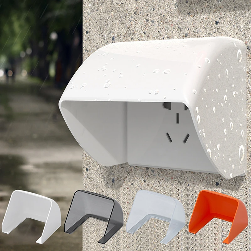

Universal Waterproof Box Transparent Wall Electrical Socket Cover Protector Outdoor Switch Protection Cover