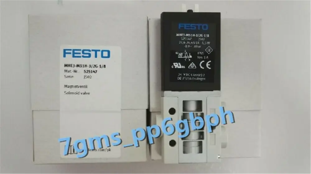 

1 PCS NEW IN BOX FESTO MHE3-MS1H-3/2G-1/8 525147 High-speed solenoid valve