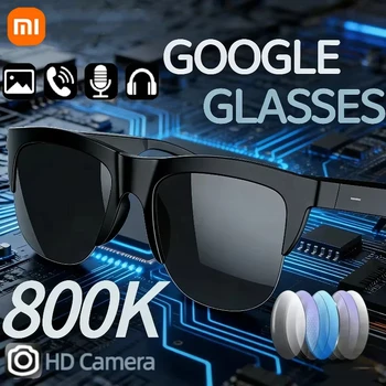 Occhiali da Moto Smart AI Bluetooth Xiaomi con Chiamata, Cuffie Sportive Outdoor HIFI, Tecnologia Anti-touch UV per Uomo e Donna