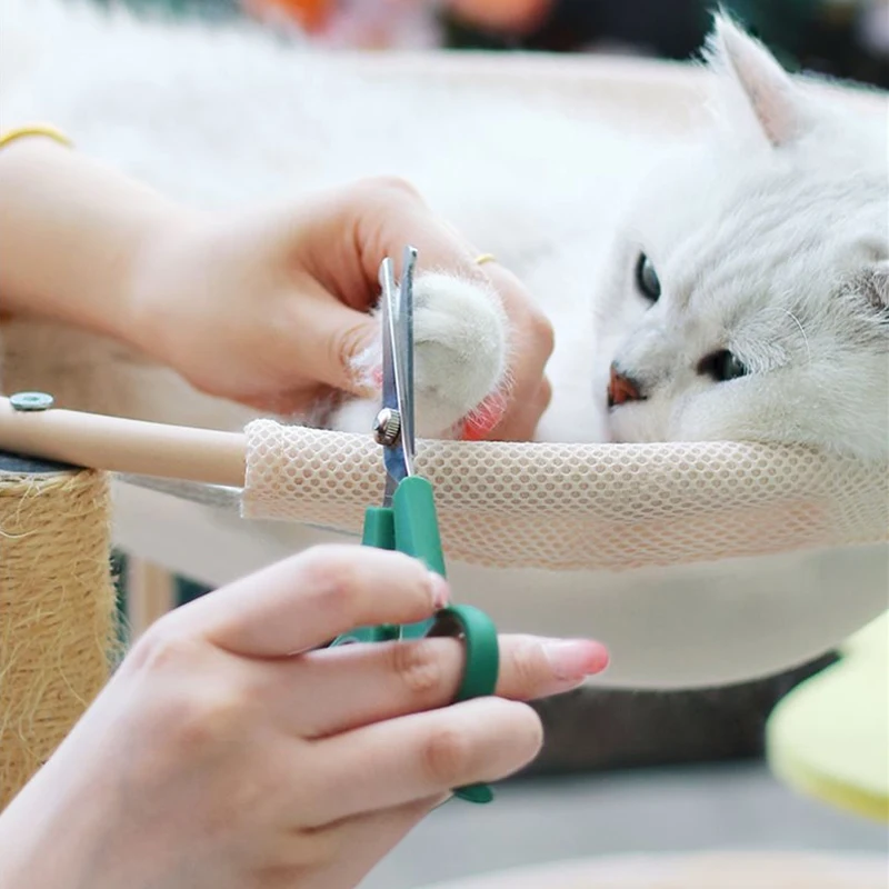 Dog grooming scissors,hair trimmer scissors,hairdressing scissors Portable Professional Round Tip Durable Plastic Pets Cat Dog Hair Grooming Accessories