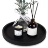 Round Bathroom Tray Decorative Dressing Table Tray Silicone Soap Rack Kitchen Countertop Storage Rack Coffee Table Decoration 4