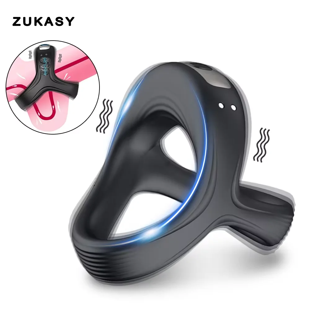 Penis Ring Vibrator Cockring Penis Cock Ring for Man Delay Ejaculation Sex Toys for Men Couple Rings Penisring Toys Adults 18