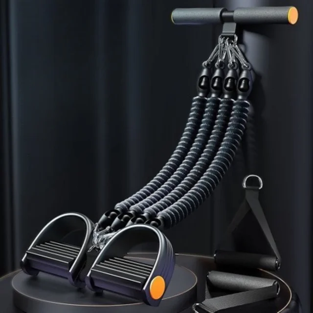 Pedal Tension Rope Abdominal Strength Elastic Rope Home Multi-functional Fitness Resistance Band Exercise Fitness Equipment