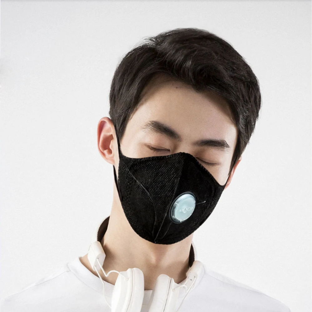 1pcs Airpop Portable Wear PM2.5 Anti-haze Mask Adjustable Ear Hanging Comfortable Adjustable Ear Hanging Comfortable Face Mask