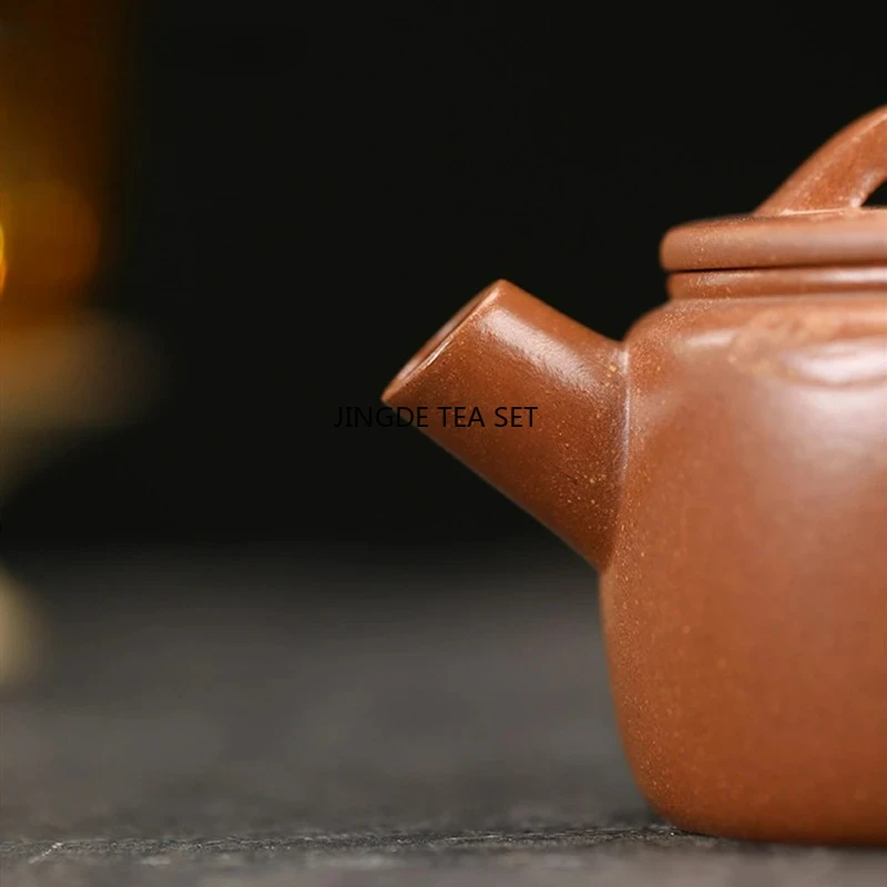 150ml Yixing Yixing purple clay teapot raw ore handmade beauty tea infusion pot household kung fu tea set