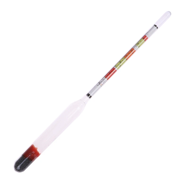 Triple Scale Hydrometer Self Brewed Wine Sugar Meter Alcohol Measuring For Home Brewing Making Beer Wine Mead wine alcohol meter