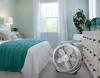 Lasko 20" Wind Machine 3- Speed Air Circulator Floor Fan, Gray, 23" High, A20301, New 4