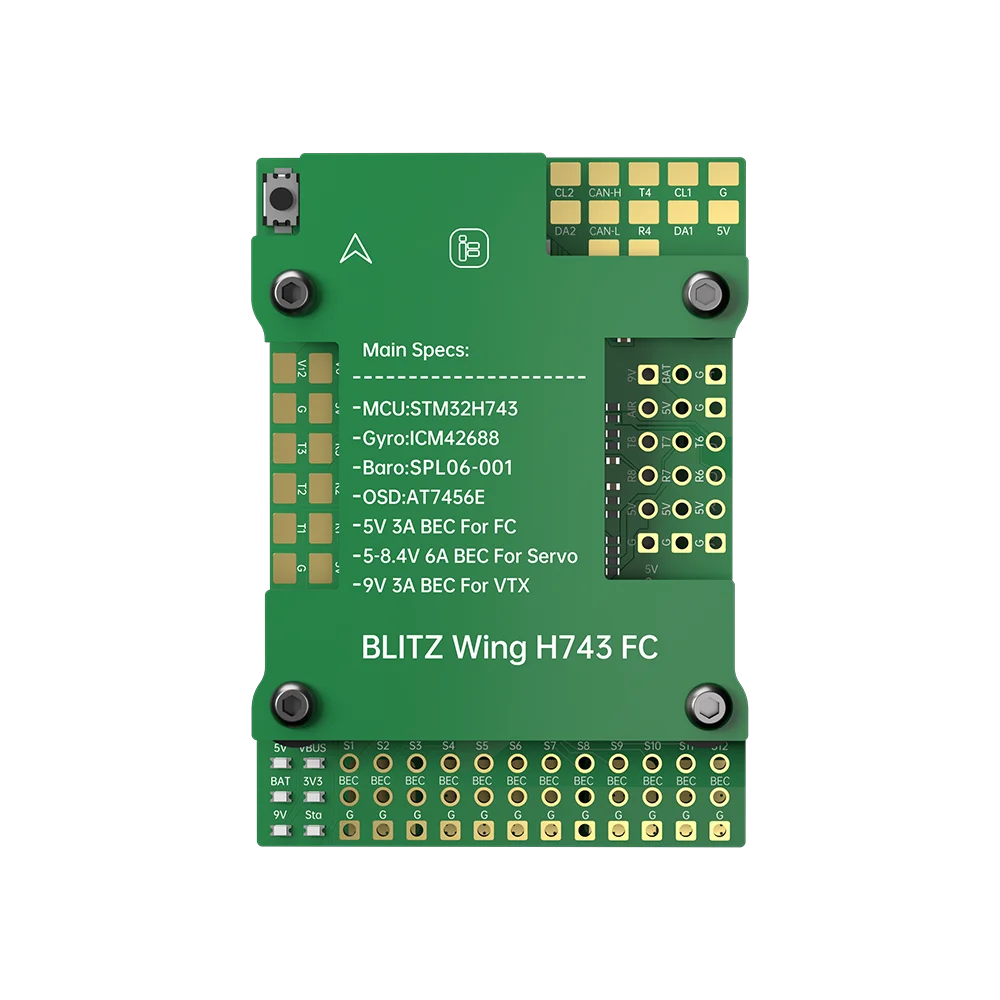 iFlight BLITZ Wing H743 Flight Controller with 30.5*30.5mm Mounting Holes for RC FPV Drone parts
