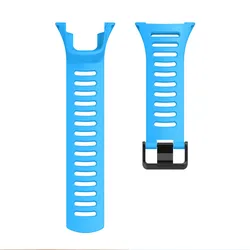Silicone Sport Watchband Bracelet Replacement - 24mm Strap Accessories for 24mm (Sky Blue)