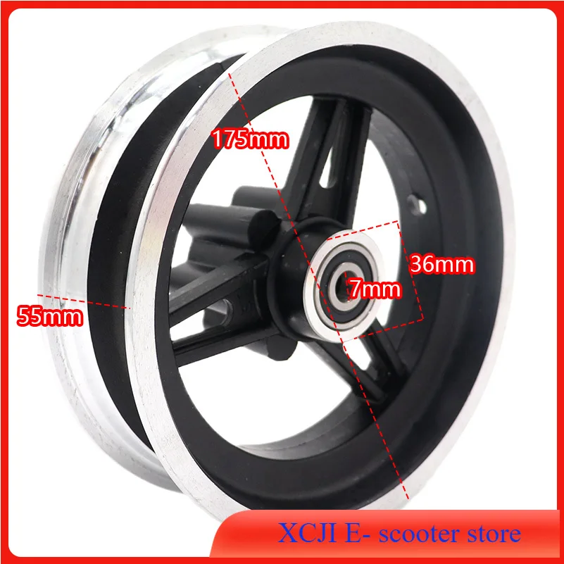 

10 Inch Electric Scooter Wheel Hub Aluminum Alloy Rims x2 x2.125 x2.50 x2.25 x70-6.5 Tires