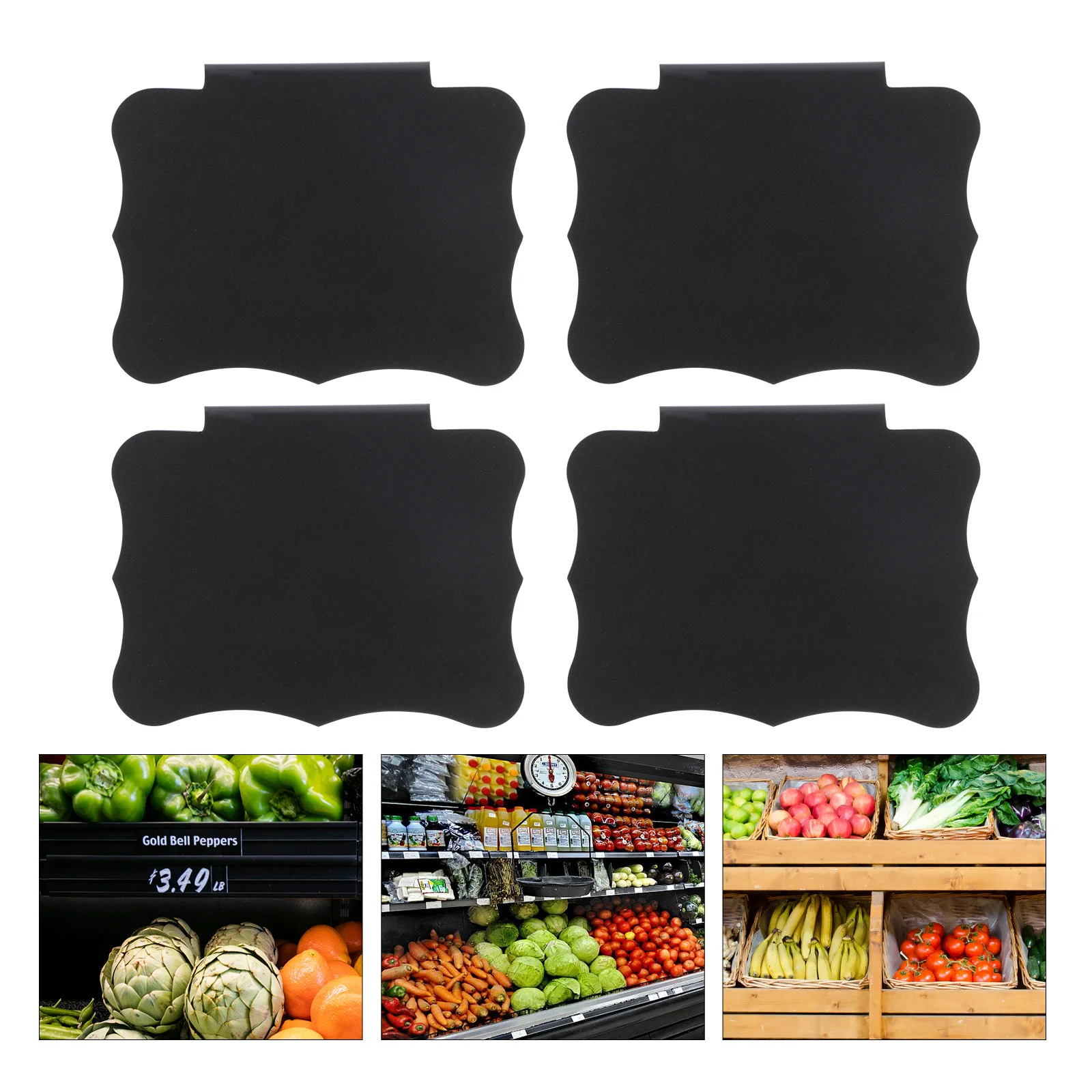 

Nameplate Label Holder Clip Retail Price Tag Hanging Plastic Rack Gloss Container