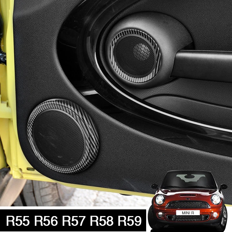 Ghiera Faro Posteriore Nero Lucido Per Mini Cooper R56 R57 R58 R59, 2 Anteriori + 2 Posteriori, 2007-2015 - 3