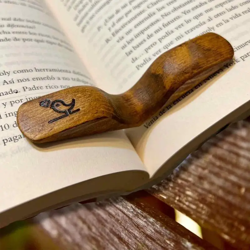 Page Holder, Thumb Book Page Holder, Wooden Page Holder, Bookmark