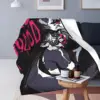 Loona Collage Helluva Boss Anime Blanket Flannel Breathable Throw Blankets Sofa For Home Bedroom Travel Throws Bedspread Quilt 1