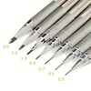 Mechanical Pencil Set 0.3 0.5 0.7 0.9 1.3 2.0 3.0mm All Metal Art Drawing Automatic Pencil Office School Supplies 1