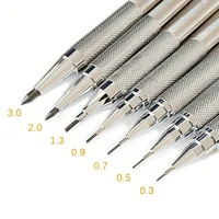 Mechanical Pencil Set 0.3 0.5 0.7 0.9 1.3 2.0 3.0mm All Metal Art Drawing Automatic Pencil Office School Supplies 1