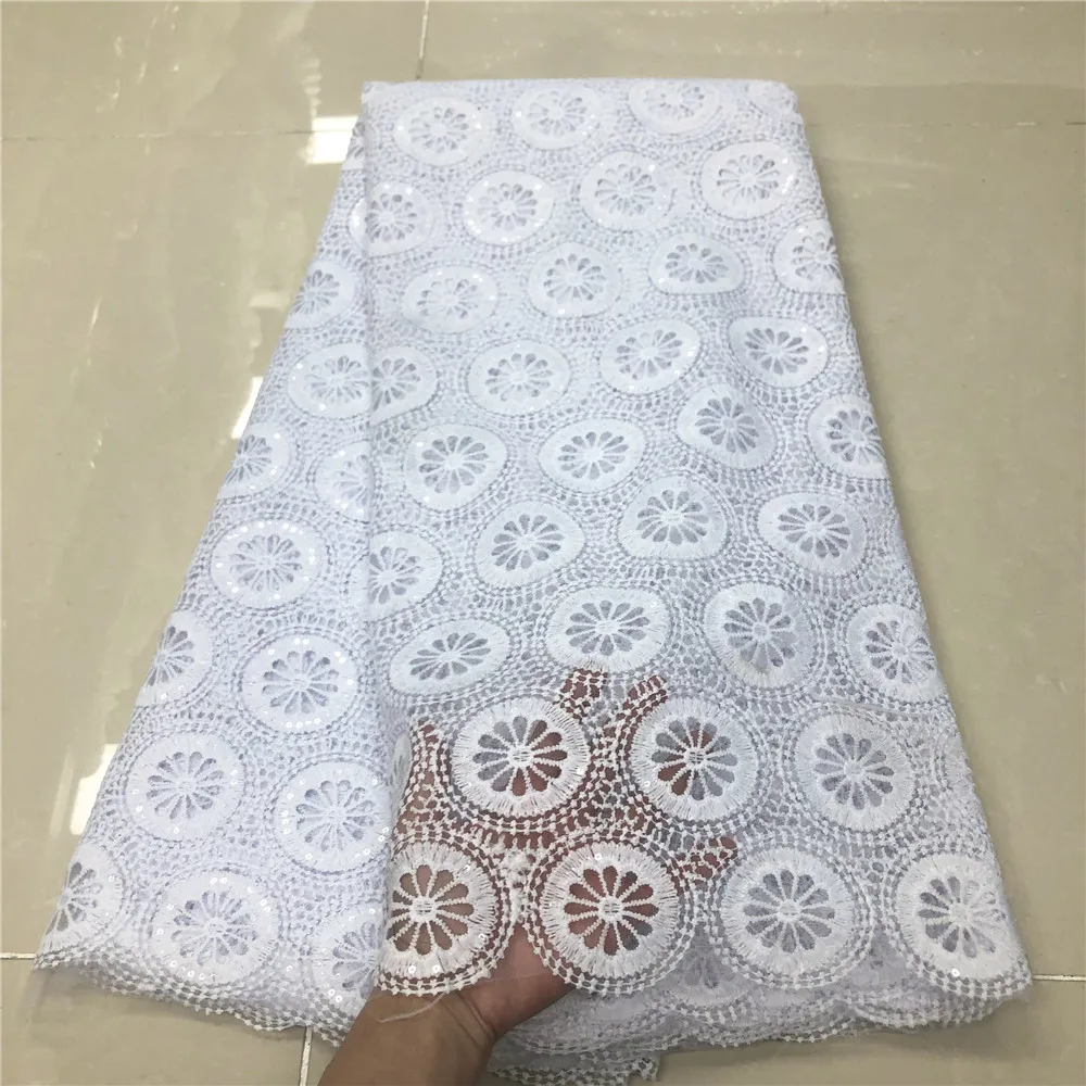 White African Nigerian Cotton Lace African Lace Fabric 2022 High