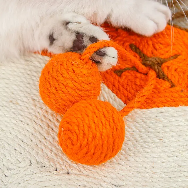 Pet Cat Scratching Mat Durable Wear Resistant Hangable Scratch Pad Cat Toy 4