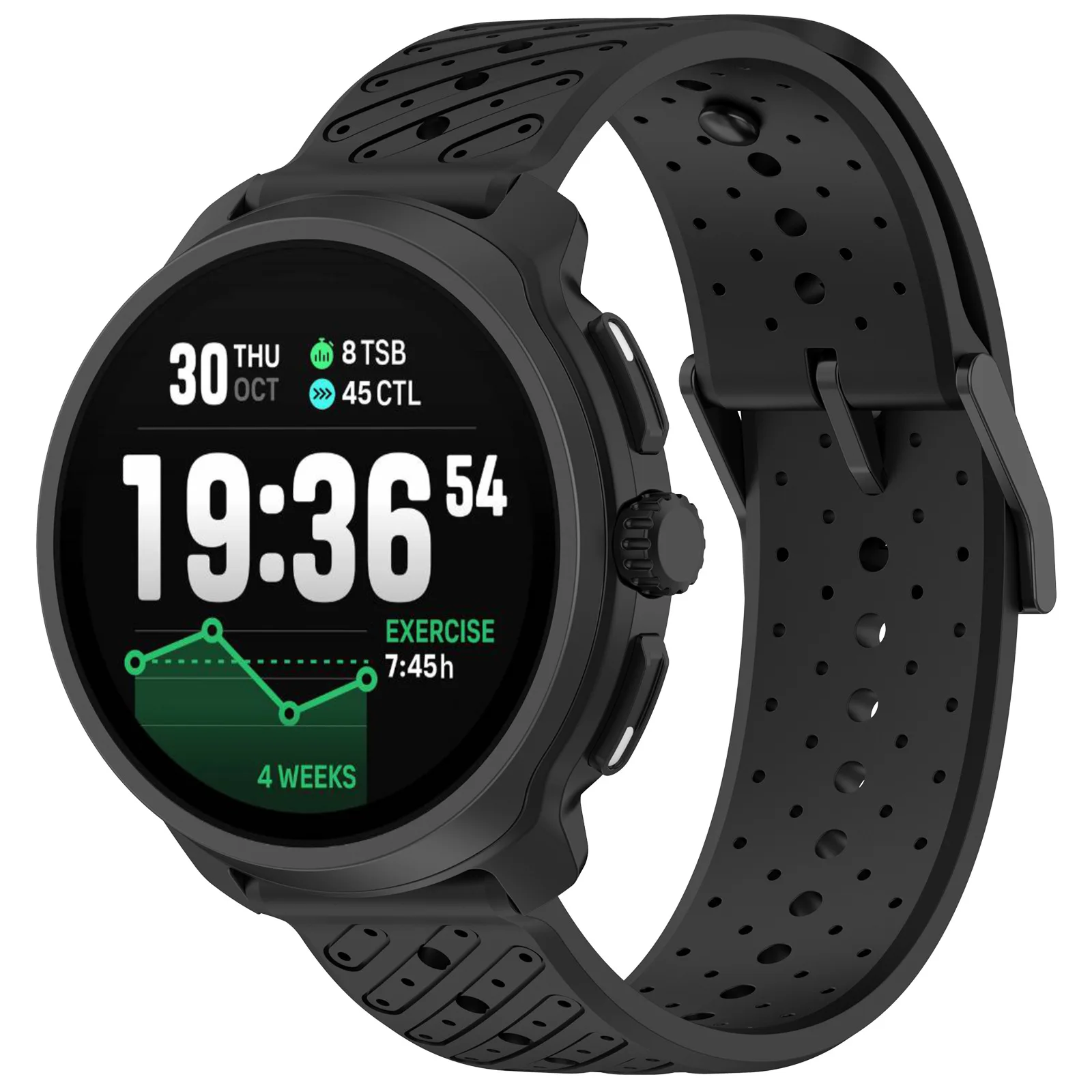 Premium 22mm Silicone Sport Watch Band - Durable Replacement Bracelet in Sleek Design