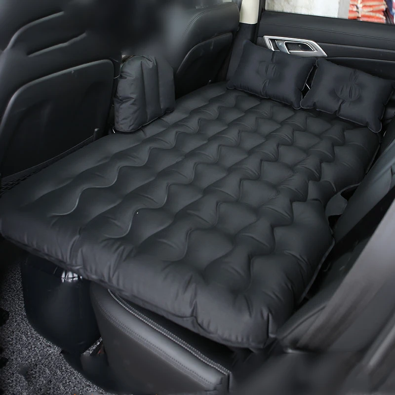 Car Travel Bed Oxford cloth Inflatable Mattress Air Bed Rear Row Off-road SUV Back Seat Sleeping Pad Camping Accessories Couch