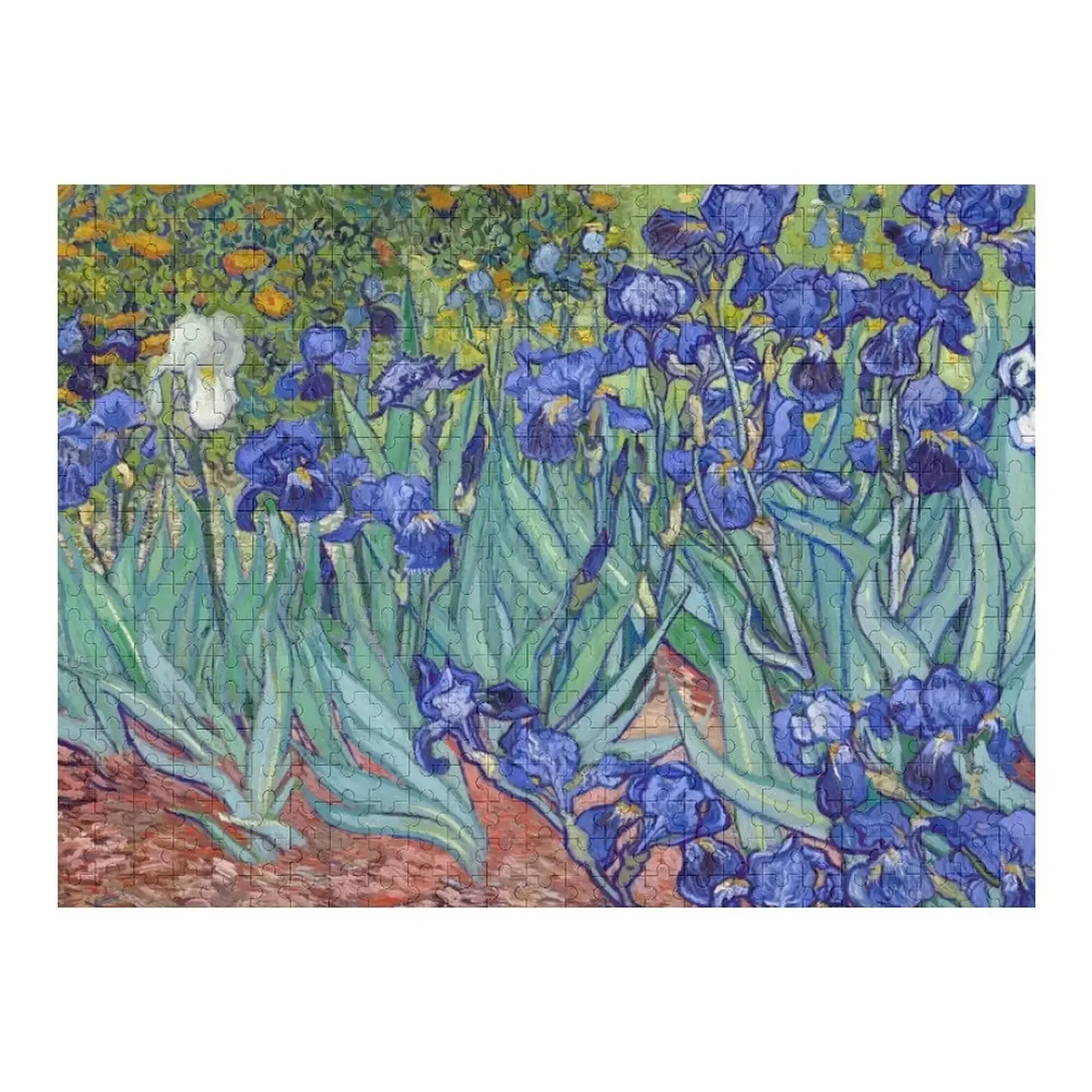 Van Gogh - Irises Jigsaw Puzzle For Children Game Children Custom With Photo Personalised Jigsaw Puzzle