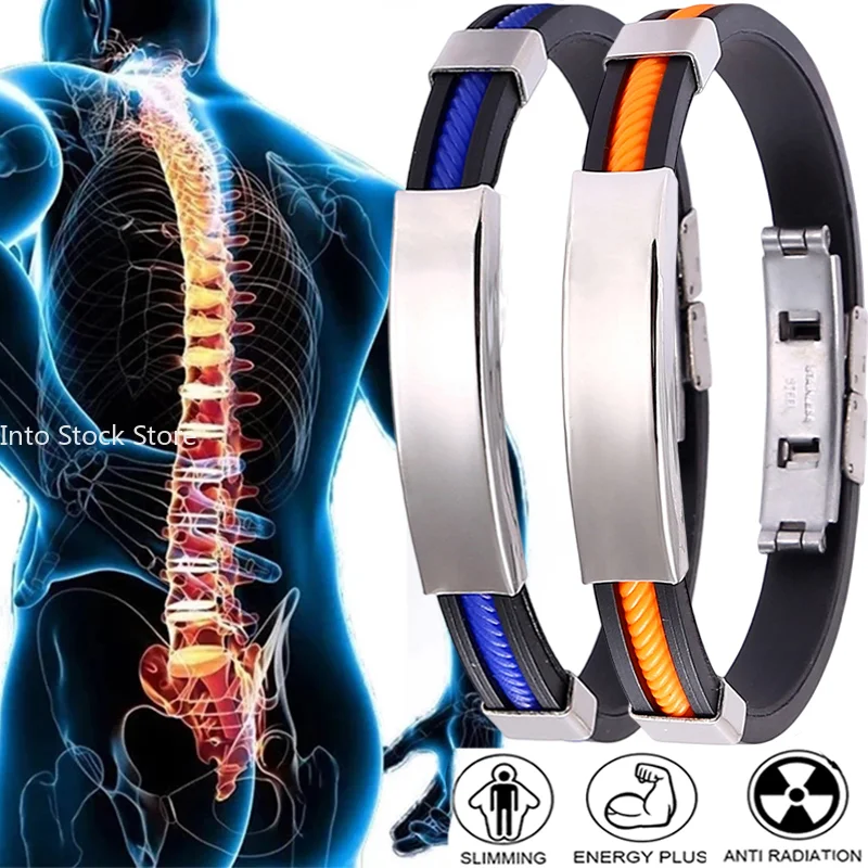 Moda Uomo Donna Magnetic Linfodrenaggio Magnetic Detox Bracciale Dimagrante Magnetic Therapy Bracciale & Bangle Health Care Jewelry