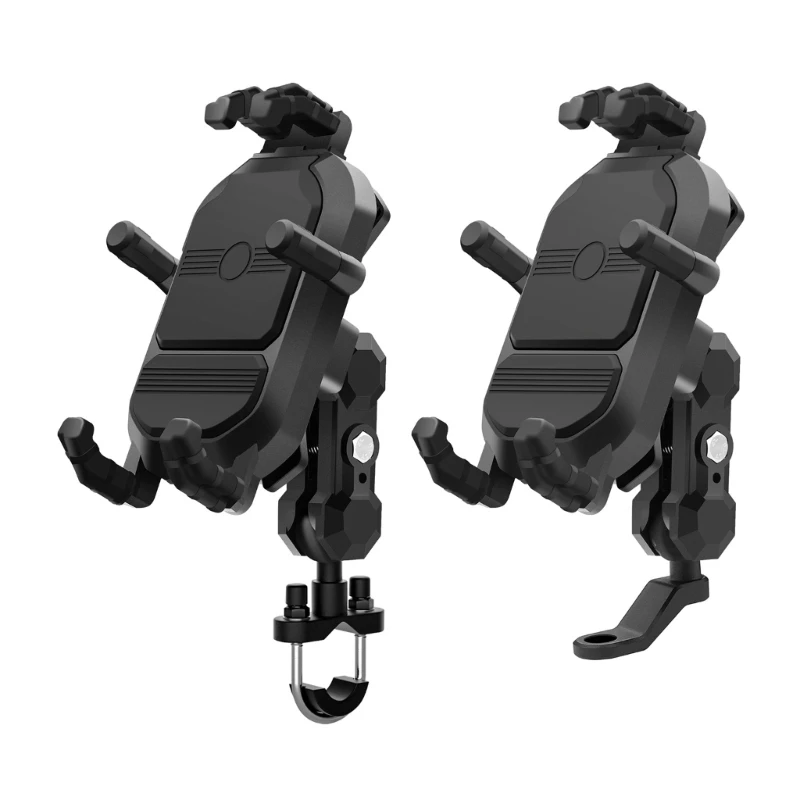 

090E Motorcycle Spinning-Bike Riding 360° Rotate Phone Bracket Outdoor Holder