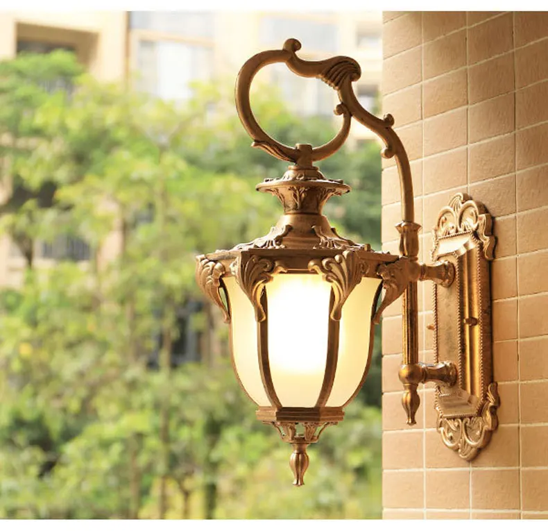 Lamp, Decoração do corredor do jardim, Lâmpada de parede ao ar livre