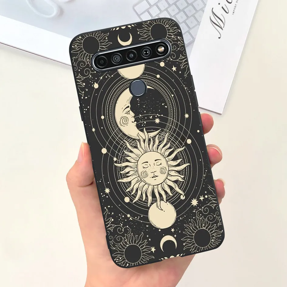 Cute Cat & Dinosaur Soft Black Silicone Shockproof Bumper Phone Case