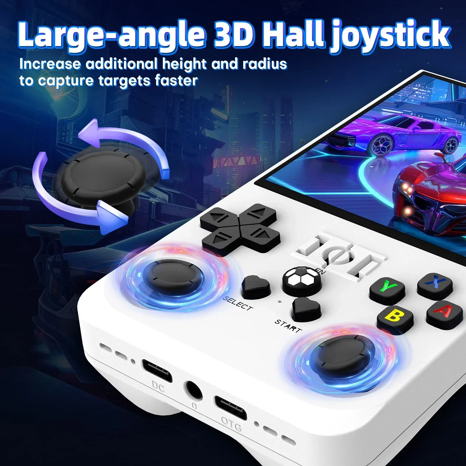 XISKT R36MAX 64G 128G Handheld Game Console Linux System Portable