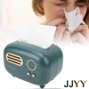 JJYY Retro Creative Tissue Box Paper Box Living Room Light Luxury Coffee Table Remote Control Storage Box Cute Napkin Box 4