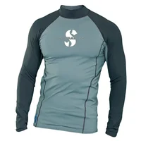 Mens Rash Guard Surfing Suit Uv Sun Protection Long Sleeve Diving Suits Quick Dry Basic Skins Swimming Tight Shirt Sport Clothes 1