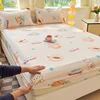 New Cartoon Bed Hat for 2025 Cotton Aloe Cotton Single Bedspread 360 Degree Wrap with Elastic Mattress Cover 90x200 150x200 1