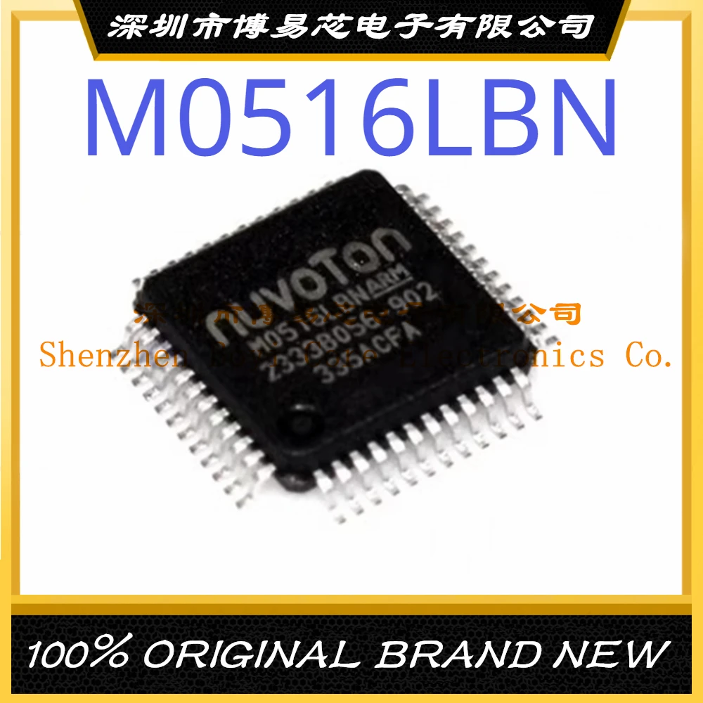 M0516LBN Package LQFP-48 ARM Cortex-M0 50MHz Flash: 64KB RAM: 4KB MCU (MCU/MPU/SOC) gd32f303zet6 package lqfp 144 arm cortex m4 120mhz flash memory 256kb ram 64kb mcu mcu mpu soc