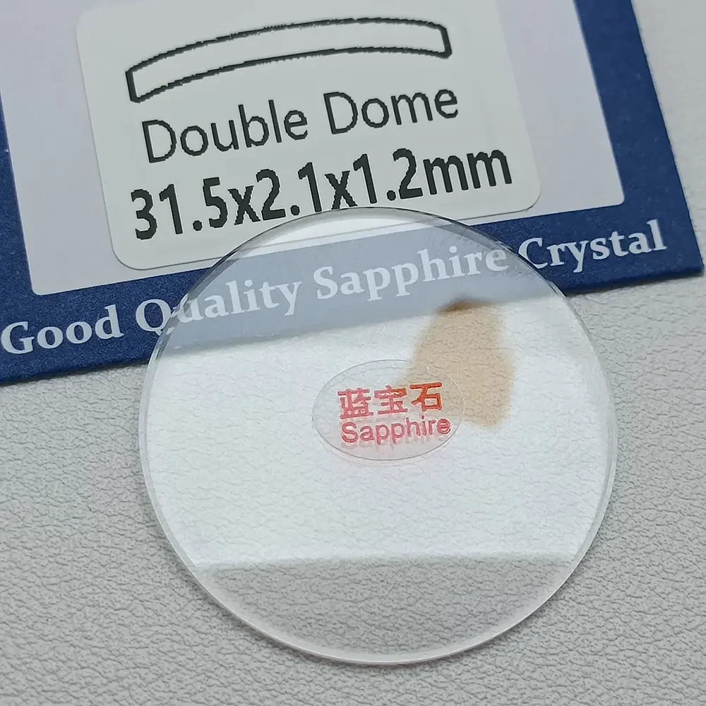 Watch Accessories, Glass Cover, 1.5mm/2.0mm Flat Sapphire Glass Watch Lens, 24mm-40.5mm