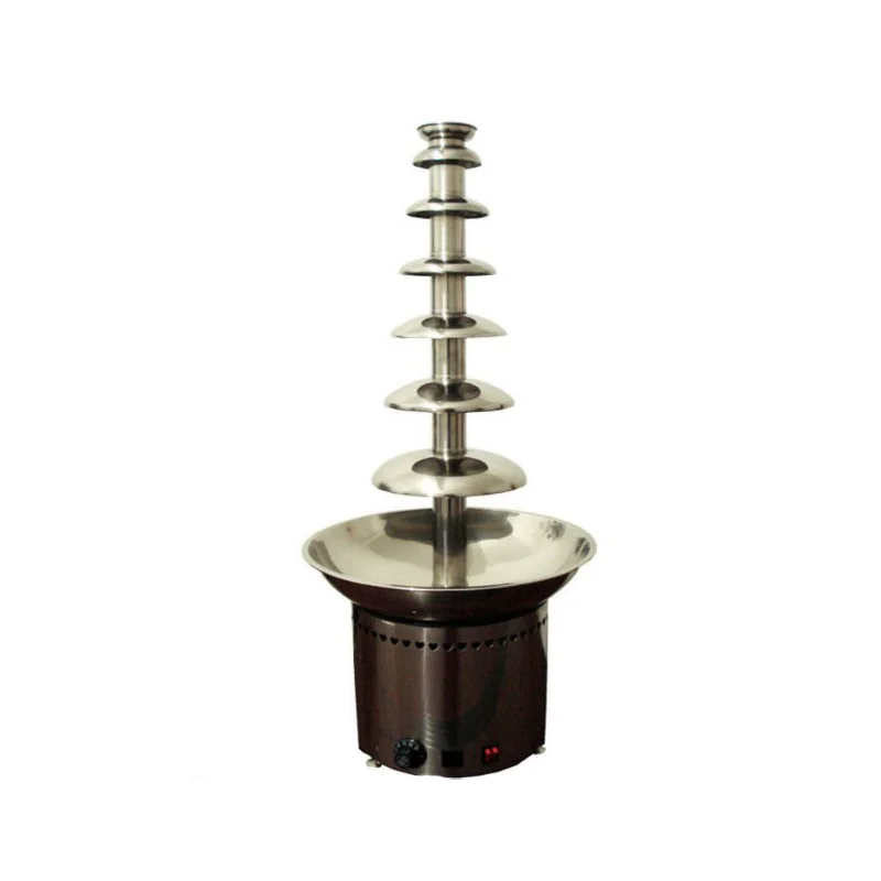 Chocolate Fountain DIY Handmade Commercia Machine with Heating 7-layer Chocolate Waterfall Hotpot Home Appliance Sweet