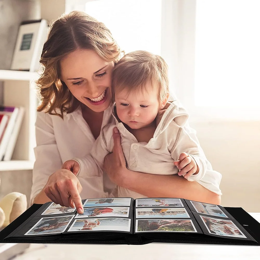 フォトアルバム4 x 6 1000ポケット写真、特大容量家族結婚式写真アルバム横・縦1000枚収録(1000ポケット、ホワイト) : Ywlake フォトアルバム 4x6 1000ポケット 特大リネン