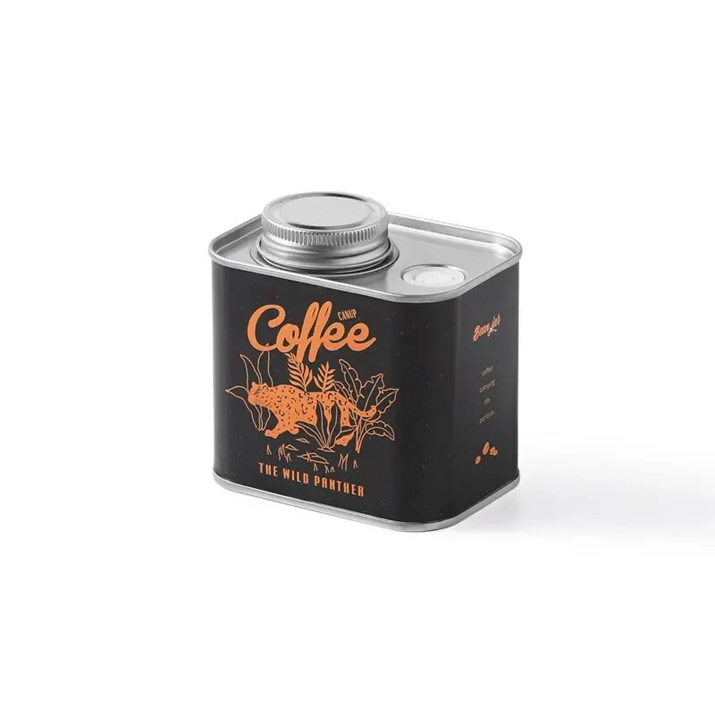 Coffee Bean Sealed Can Outdoor Camping Tin Box Food Grade Packaging Storage Fresh Breathing