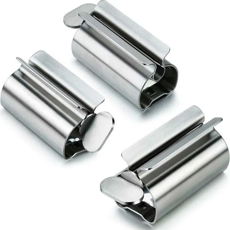 toothpaste squeezer toothbrush holder toothpaste dispenser bathroom accessories set rolling toothpaste squeezer tube dispenser toothbrush holder rack stainless steel