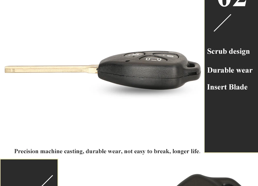 Keyforkess 314.3MHz 4D67 Chip telecomando chiave auto per Toyota Alphard 2005 2006 2007 2008 2009 4 pulsanti chiavi Fob 44010 - S7040979d7ed1490990f1c8fbd975c519y