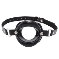 Silikon Oral Fixierung Lippen Ring Silikon O-Ring Offener Mund Knebel für Paare Sex Spielzeug BDSM Bondage Zurückhaltung Lippen form Sexshop 2