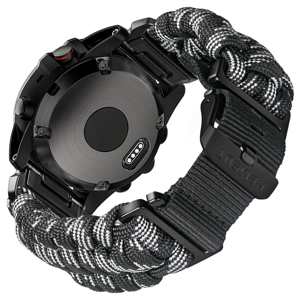 Nylon Braid 550 Paracord Quickfit Watch Band - Fits 22/26mm