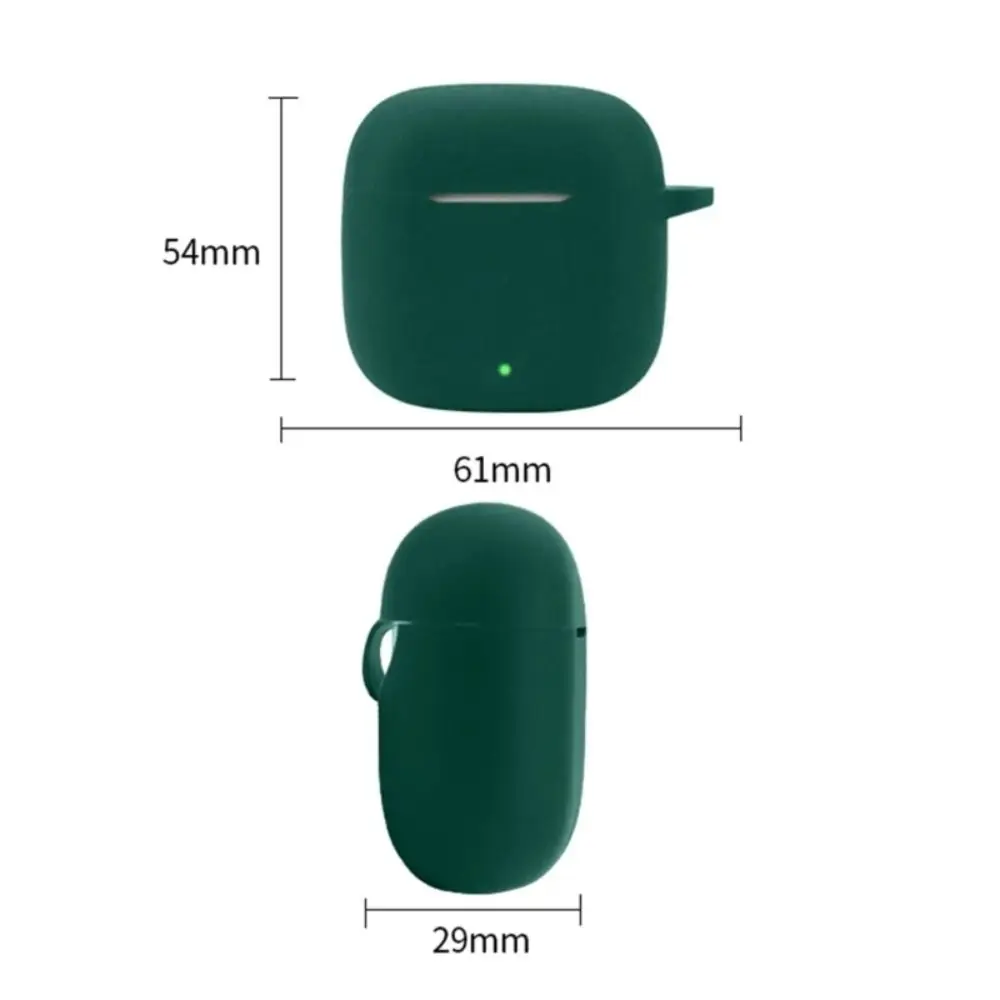 Silicone Protective Case for Earbuds – Anti-Drop, Dustproof Charging Box Sleeve, Solid Color